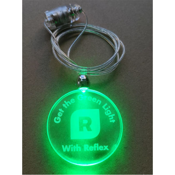 Get The Green Light With Reflex Light Up Necklace