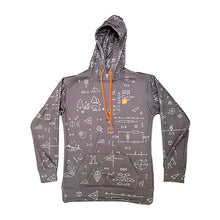 Load image into Gallery viewer, ExploreLearning All Over Print Women&#39;s Hoodie - Grey
